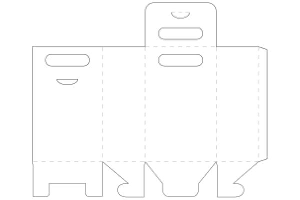 Simplified Line Drawing of a Building