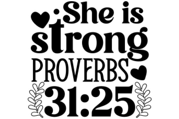 She is Strong Proverbs 31:25