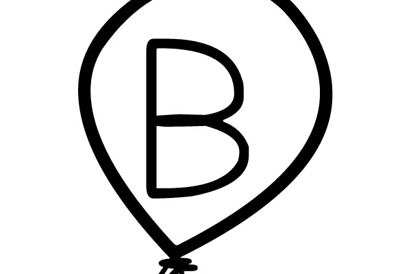Balloon with Letter B