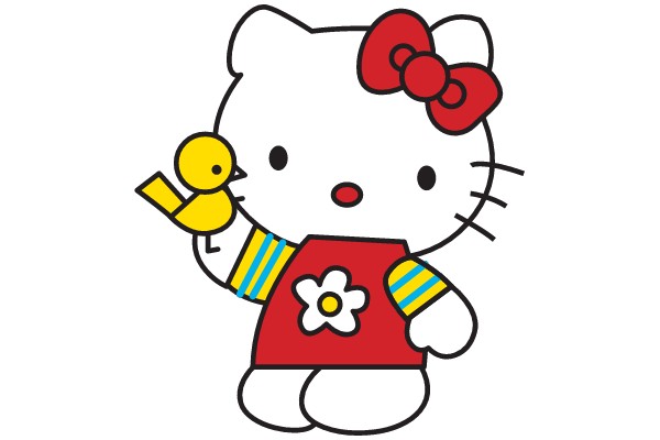 Hello Kitty with Yellow Bird
