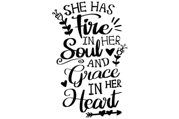 Inspirational Quote Art: A Heartfelt Affirmation of Faith and Grace