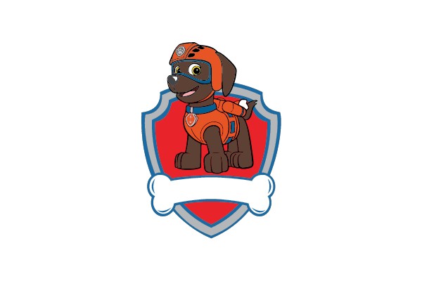 Paw Patrol Mascot Shield Badge