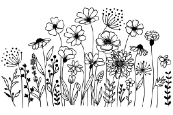 Floral Illustration: A Garden of Variety