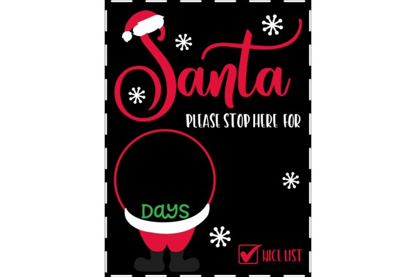 Santa's Plea: Please Stop Here for Days