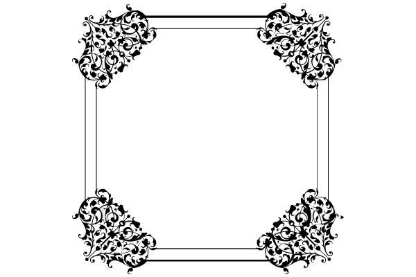 Elegant Vintage Ornamental Frame