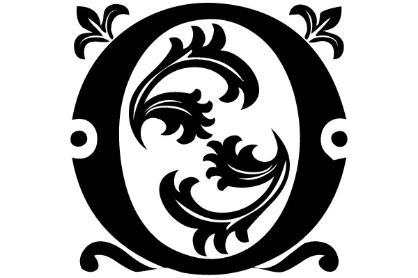 Gothic Flourished Letter O