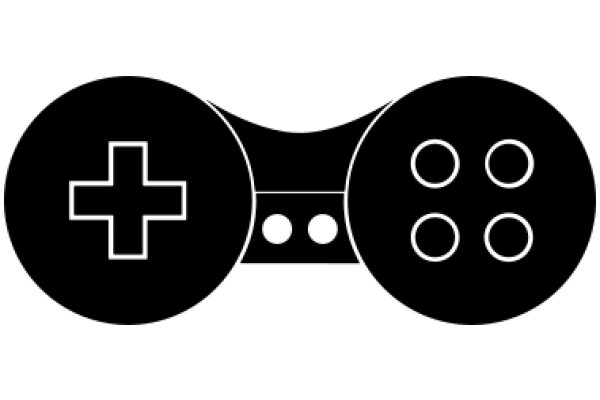 A Icon of a Game Controller with a Cross Symbol and Three Circles