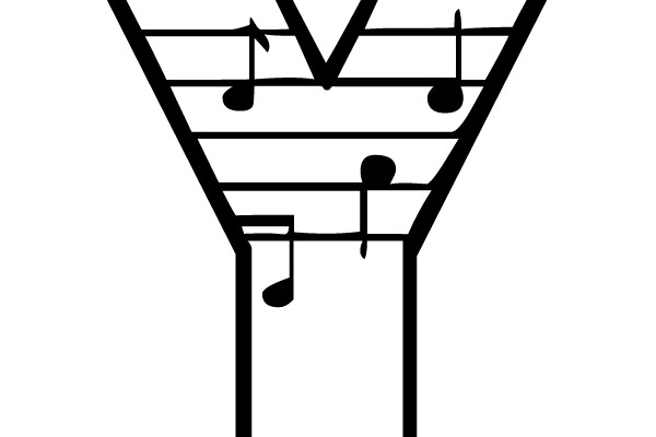 Abstract Musical Notation Design