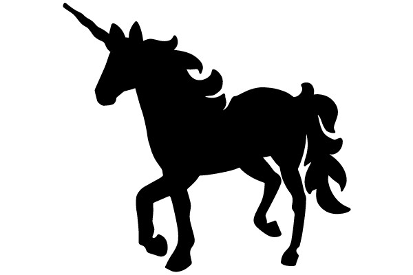 Unicorn Silhouette in Motion