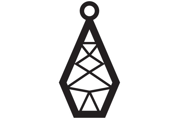 Stylized Icon of an Oil Rig