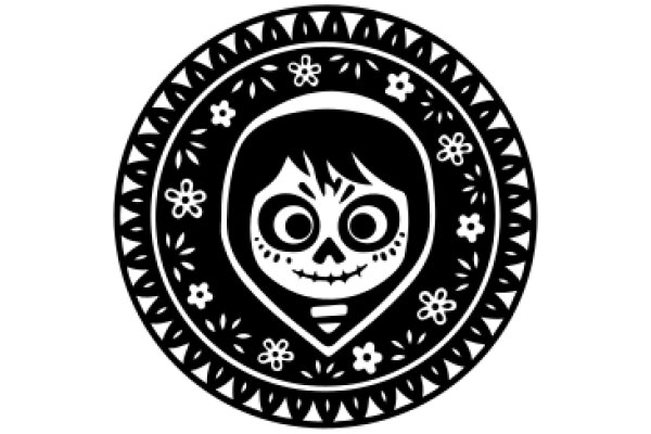 Stylized Dia de los Muertos Mask