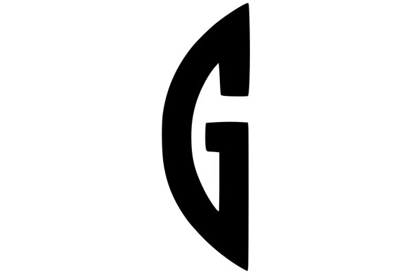 A Simple, White Background with a Black Letter 'G' in the Corner