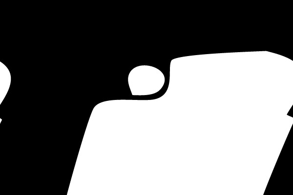 Silhouette of a Pistol