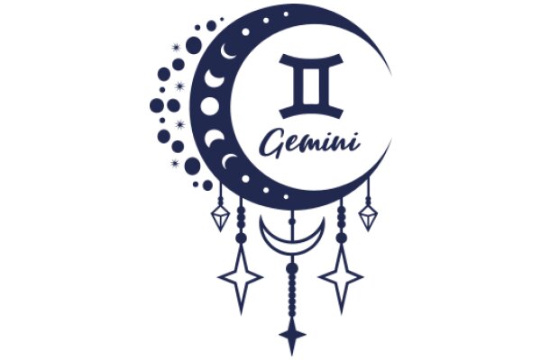 Zodiac-Inspired Logo for Gemini: A Stylish and Symbolic Design