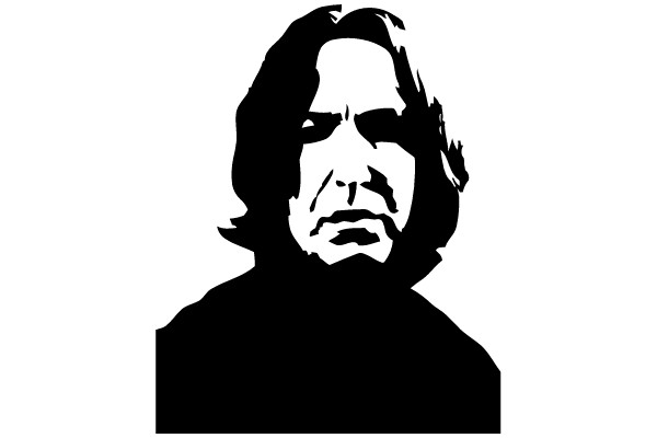 Silhouette of a Person with Long Hair