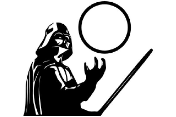 Darth Vader's Digital Domination: A Silhouette of the Iconic Character with a Modern Twist