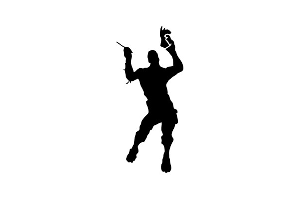 Action Pose Silhouette