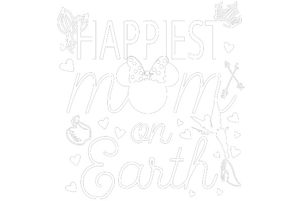 Happiest Mom on Earth Coloring Page