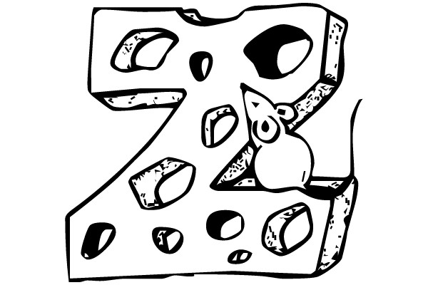 Curious Mouse and Cheese