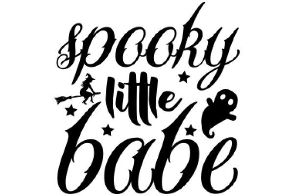 Spooky Little Babe: A Halloween-themed poster celebrating the joy of being a little one during the spooky season.
