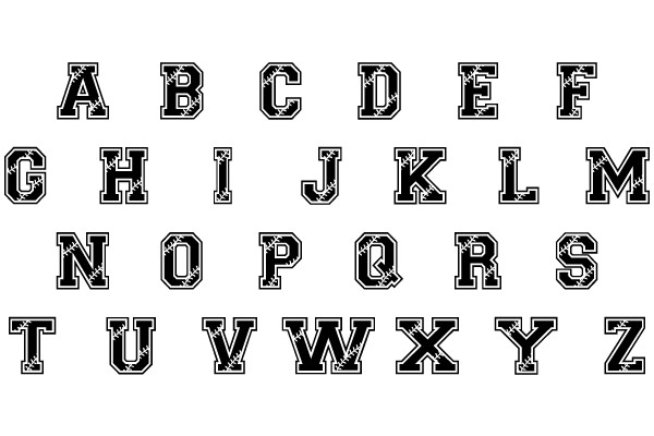 Alphabet Graffiti Font