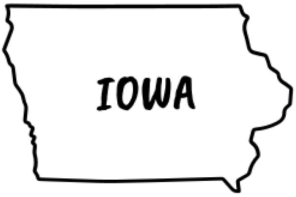 Simplified Map of Iowa
