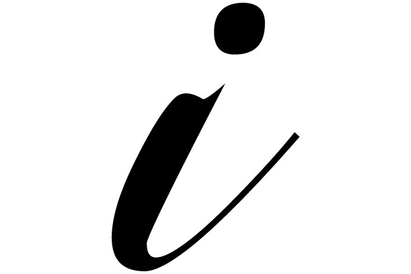 Simple Cursive Font Letter