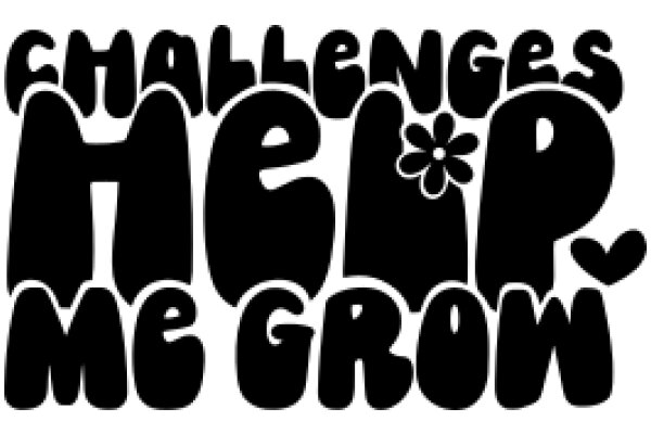 Challenges Help Me Grow: A Positive Affirmation Poster