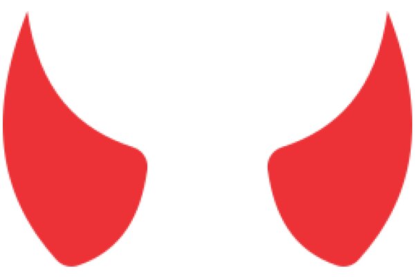 Simplistic Red Design on White Background
