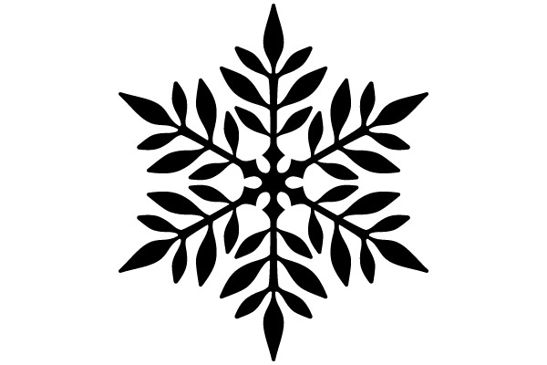 Symmetrical Snowflake Design