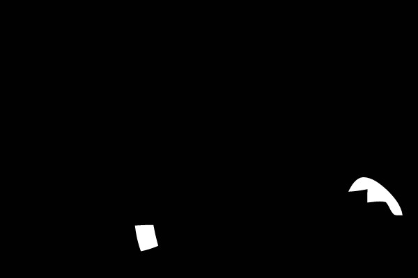 Black Silhouette Dragon