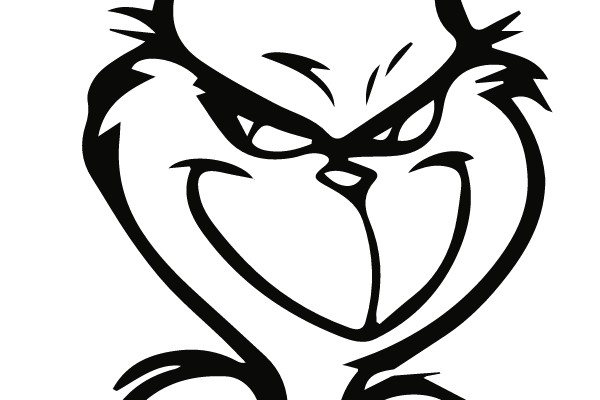 Grinch Expressions Coloring Page