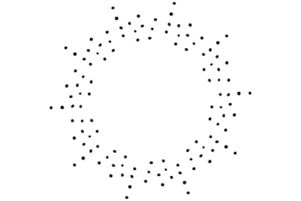 A Symphony of Black Dots: A Visual Exploration of Pattern and Symmetry