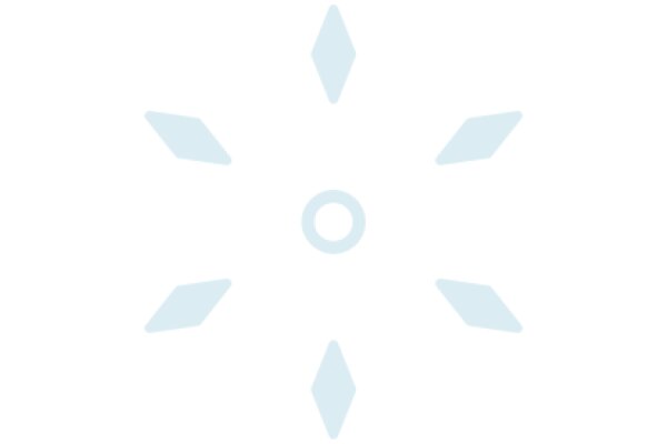 A Symmetrical Pattern of Diamonds and Circles in a Light Blue Background