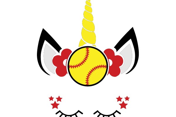 Softball Unicorn Mascot