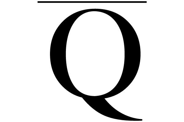 Bold Black Letter Q