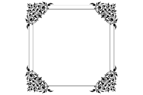 Elegant Frame with Floral Design