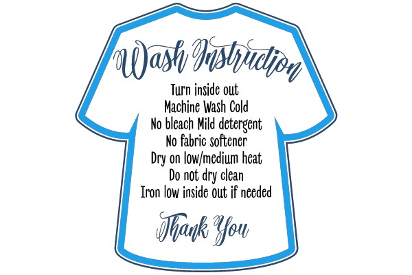 Wash Instruction