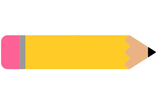 A Vibrant Display of Colors: A Visual Exploration of a Pencil's Eraser