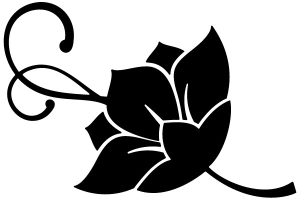 Ornament: A Vintage Flourish in Monochrome