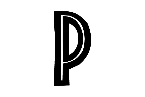Bold Capital Letter P