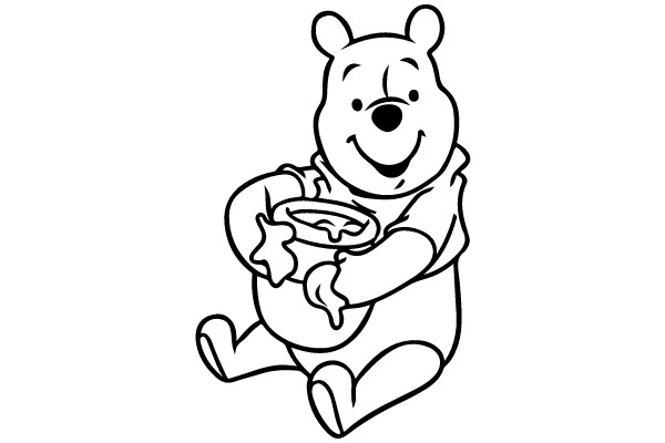 Winnie the Pooh Coloring Page