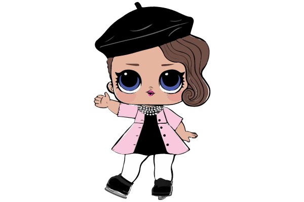 Chic Outfit: A Fashionable Little Character