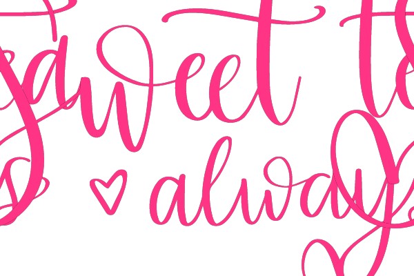Sweet tea always