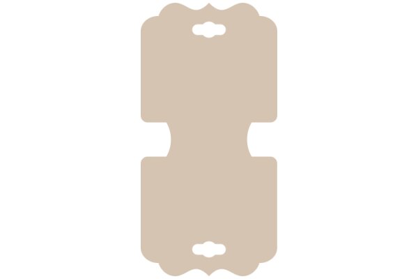 A Simple, Solid Beige Shape