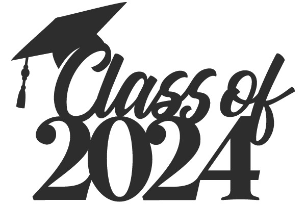2024 Graduation Cake Topper - Class of 2024