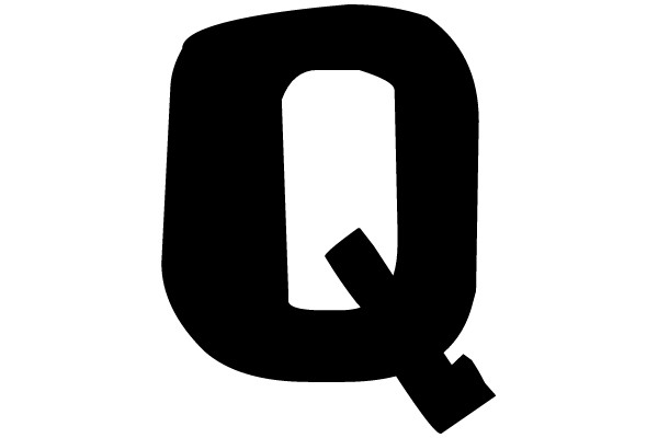 Bold Black Letter Q