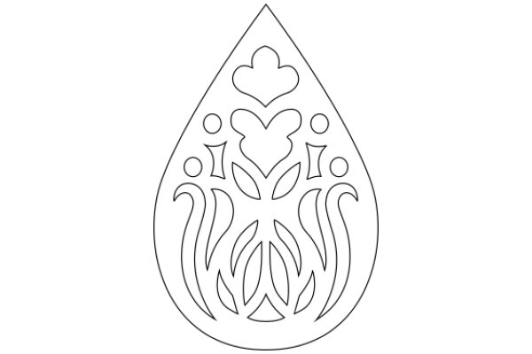 Stylized Flower Design: A Symbol of Nature's Beauty