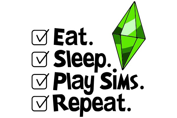 Virtuous Sim Life Checkmarks and Sim Diamond