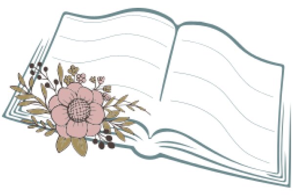 An Illustrated Book with a Flower on the Cover